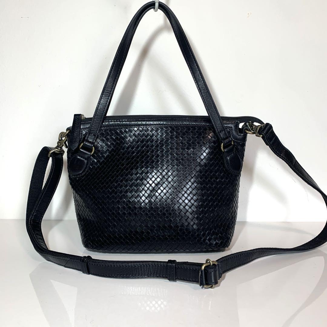 

[USED] box21 Braided Leather Mesh 2-Way Shoulder Bag