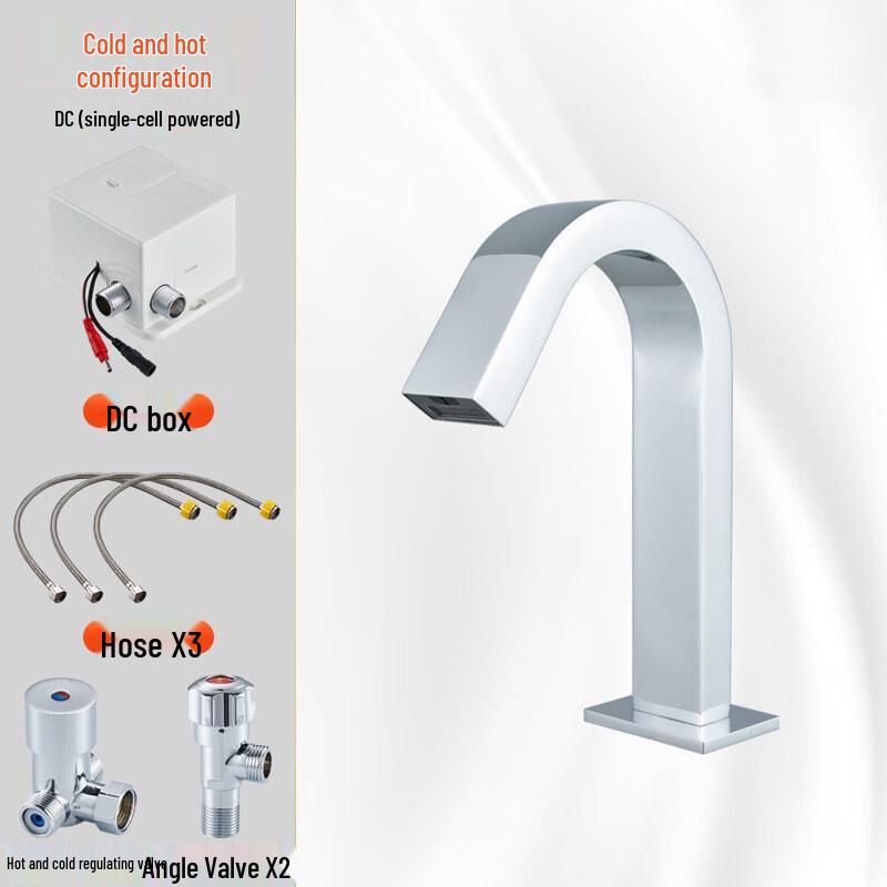 TLXT Smart Automatic Sensor Basin Faucet (Battery-Powered)