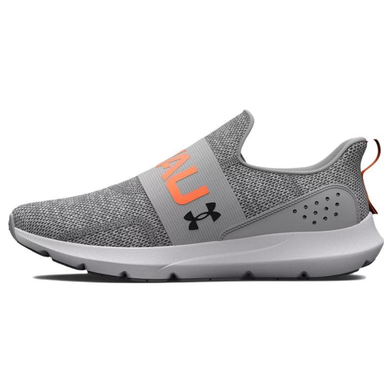 Under Armour Surge 3 Slip  Mod Grey Orange Blast  Sneakers 3026506-102 40