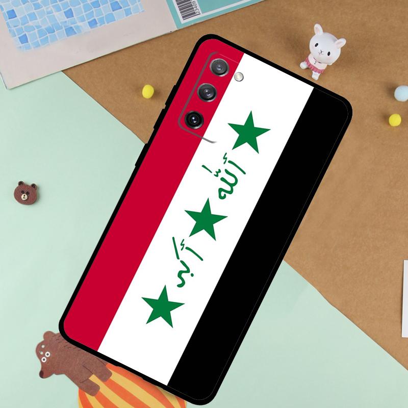 Iraqi Iraq National Flag Soft Case For Samsung Galaxy S25 Ultra S9 S10 S20 S21 S22 S23 S24 Plus S24 FE Funda Cover