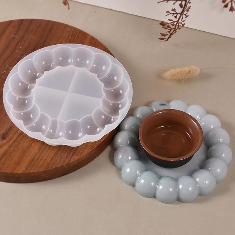 Coaster Molds for Resin Casting,Bubble Resin Coaster Molds Silicone Coaster Molds for Epoxy Resin DIY-Home Decorations