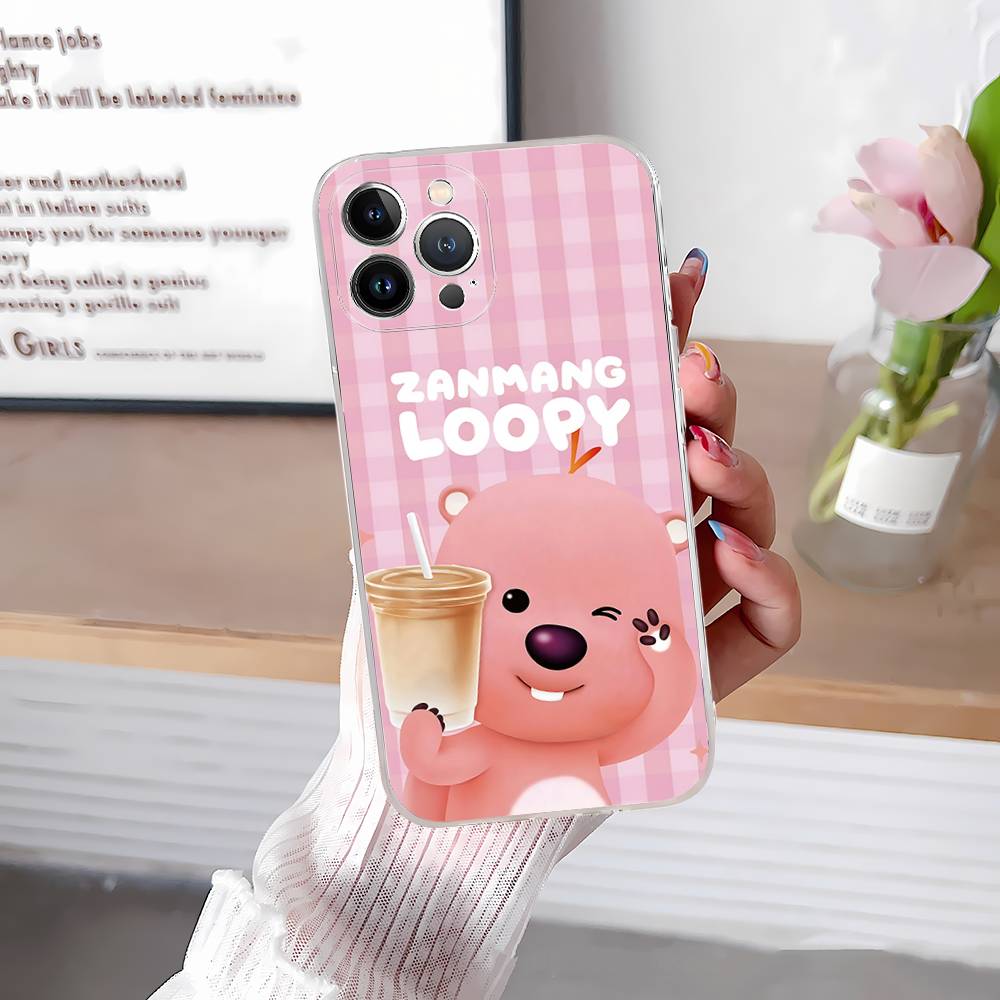 Cute Cartoon L-Loopys Phone Case For IPhone 11 13 16 12 17 14 15 Pro Max Plus Soft Clear Back Cover Coque