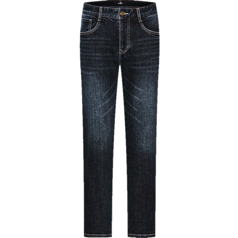 

SEPTWOLVES Мужские выстиранные эластичные джинсы прямого кроя 31A