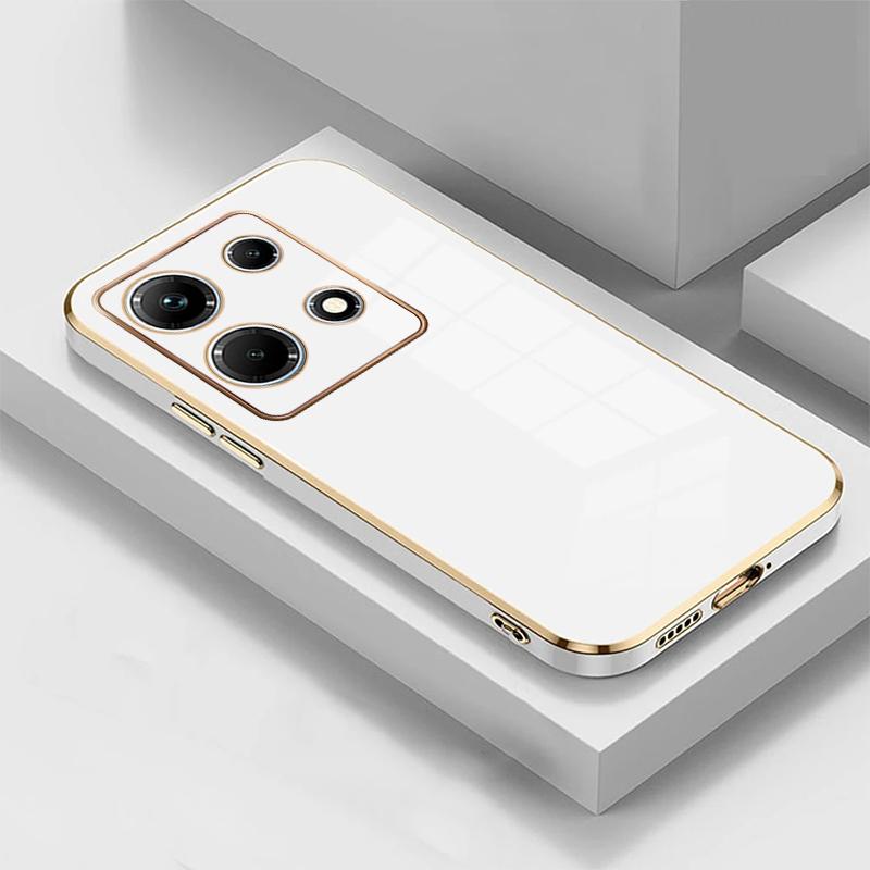 

Глянцевый чехол для телефона lnfinix Note 40 30 Pro 30i 30Play Hot 40 40Pro, силиконовый защитный чехол Note30 Note40, чехол lnfinix Note40 4G белый