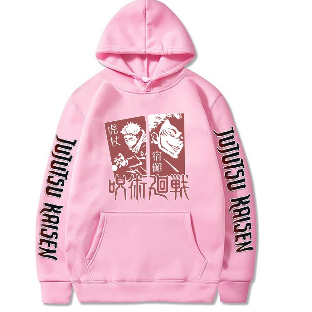 

Аниме Худи с графическим принтом Jujutsu Kaisen Винтажный худи оверсайз с капюшоном Толстовка с длинными рукавами Мужская Женская одежда 3XL