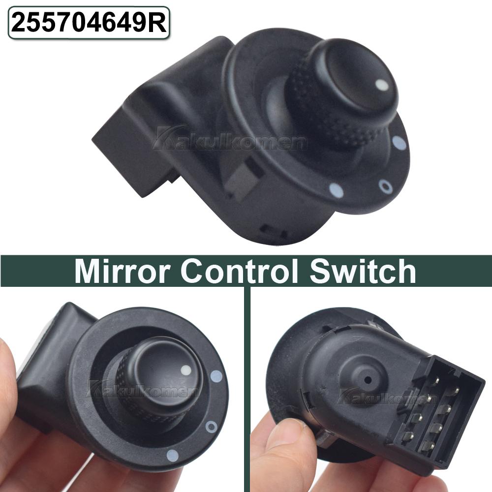 255704649R 7700429992 8200214919 Car Rear View Mirror Adjust Switch for Renault Kangoo Clio Master Twingo Modus Megane Trafic