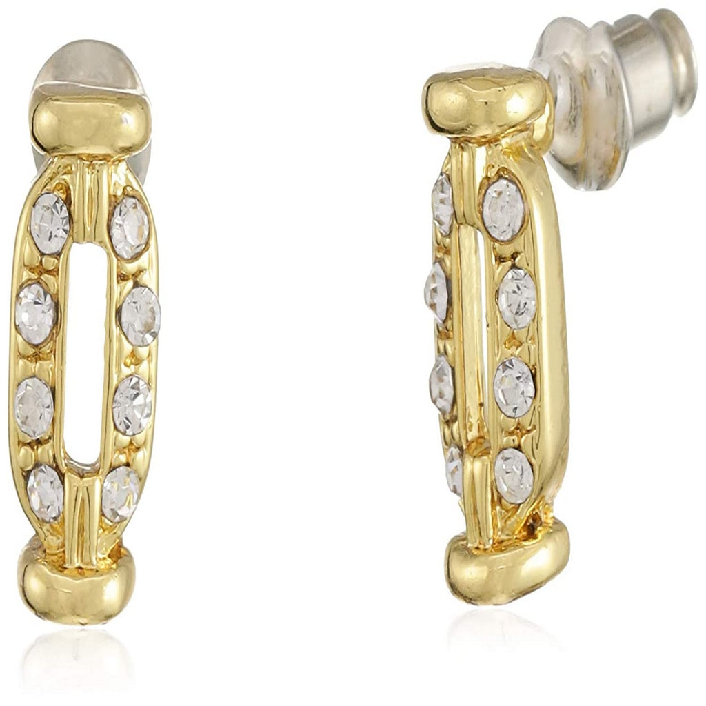 Estele Ensemble de collier chaîne en or 24 carats avec collier en cristal autrichien pour femme