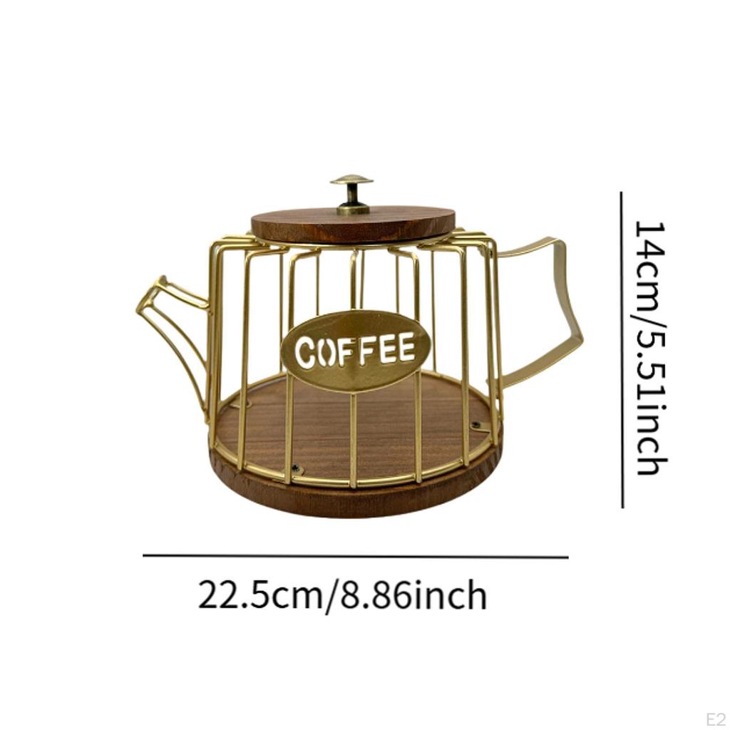 Coffee Pod Holder Basket Container Capsule for Cafe Office Desktop