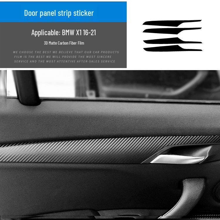BMW X1/X2 Interior Carbon Fiber Trim Sticker (2012-2021) - Free Replacement for Damage