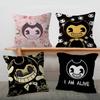 Game B-Bendy And The Ink M-Machine Lucky Dragon Pillow Cover Sofa Cushion Cover Home Room Decoration Children Gift