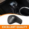Carbon Fiber Gear Shift Knob Cover Trim Cap Protector For Toyota Camry 2018-