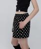 CHICKS Dot Half Pants Black