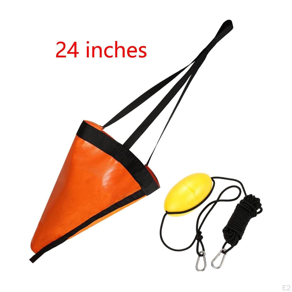 Sada driftovací kotvy pro kánoi pro rybaření s 30ft tažným lanem a PVC materiálem