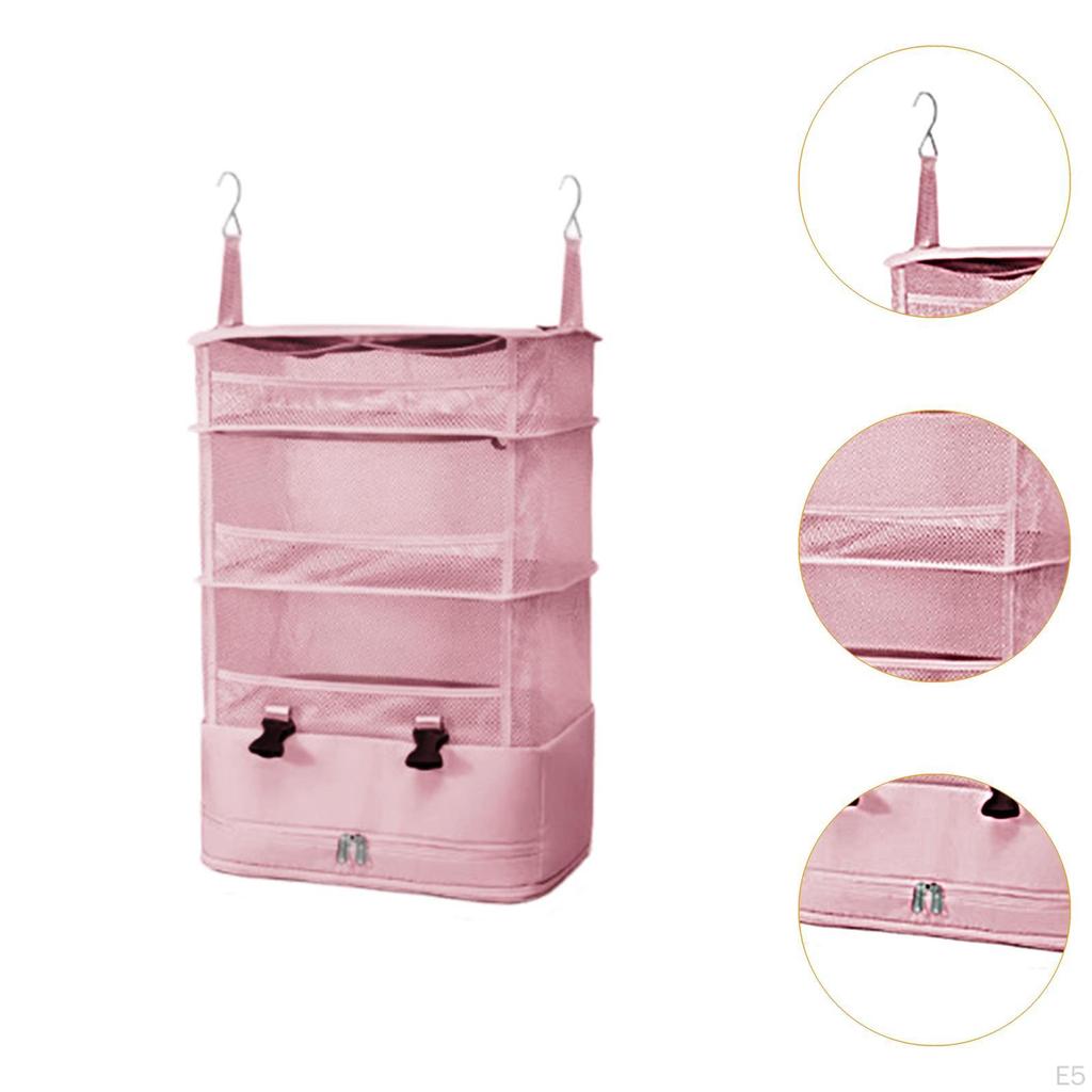 Hanging Travel Shelves Bag Clothes Storage Foldable Compression Casual Packing Cube Luggage