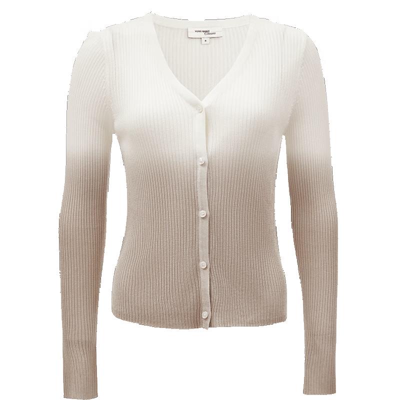 

VEROMODA Women s Gradient V-neck Knit Cardigan M