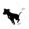 Funny Cute Pit Bull Dog Car Body Window Sticker Water-resistant Vinyl Decal Automobiles Styling Decoration Sticker Accessories