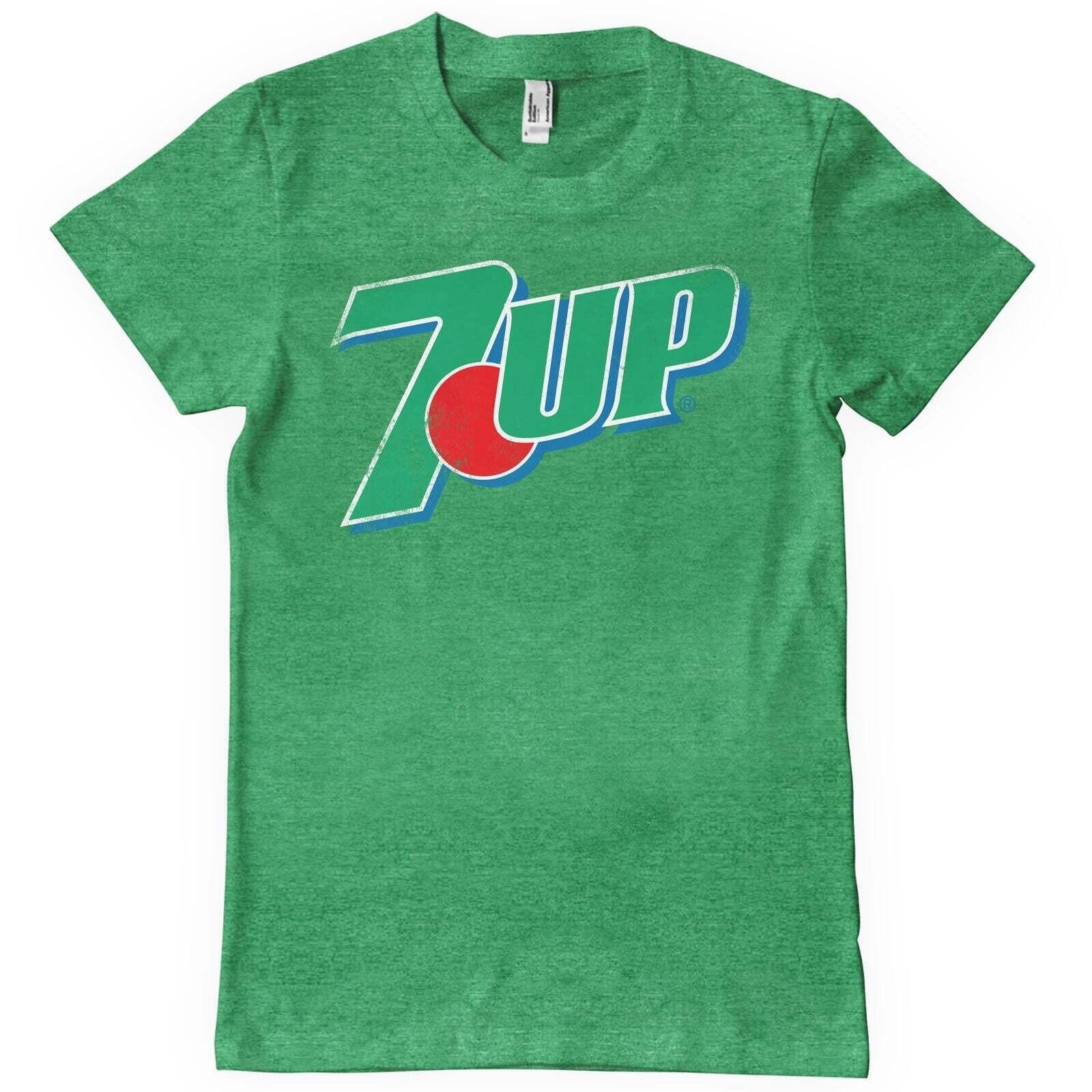 Licence Officielle 7UP 7-UP 80s Délavé Logo Homme T-Shirt XL