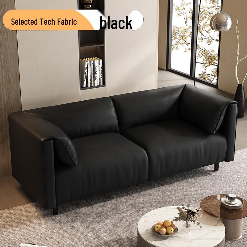 Modern Light Luxury Small Apartment Sofa - Cat Scratch Leather Fabric for Bedroom, Lounge, or Clothing Store