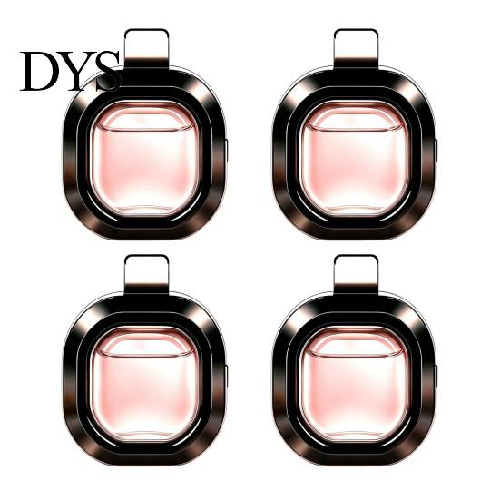 Car Air Freshener Vent Clip 4Pcs Freshener, Wind-Powered Scent Diffuser Fresh Interior Decor with Breathable Membrane, Leak-Proof Odor Eliminator for