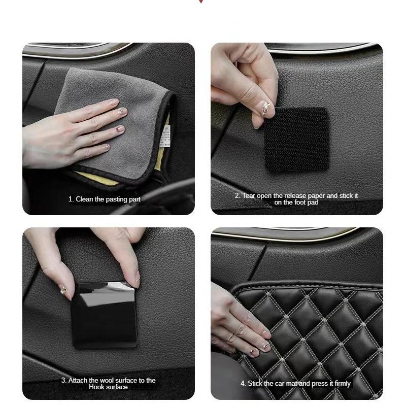 Fixed Stickers Diy Self-adhesive Velcros Strap Double Sided Hook-and-loop Fastener Self-adhesive Non-slip Magic Tape Attaches