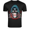 Death Coffee Grim Reaper T-Shirt - Dark Humor Coffee Graphic Tee