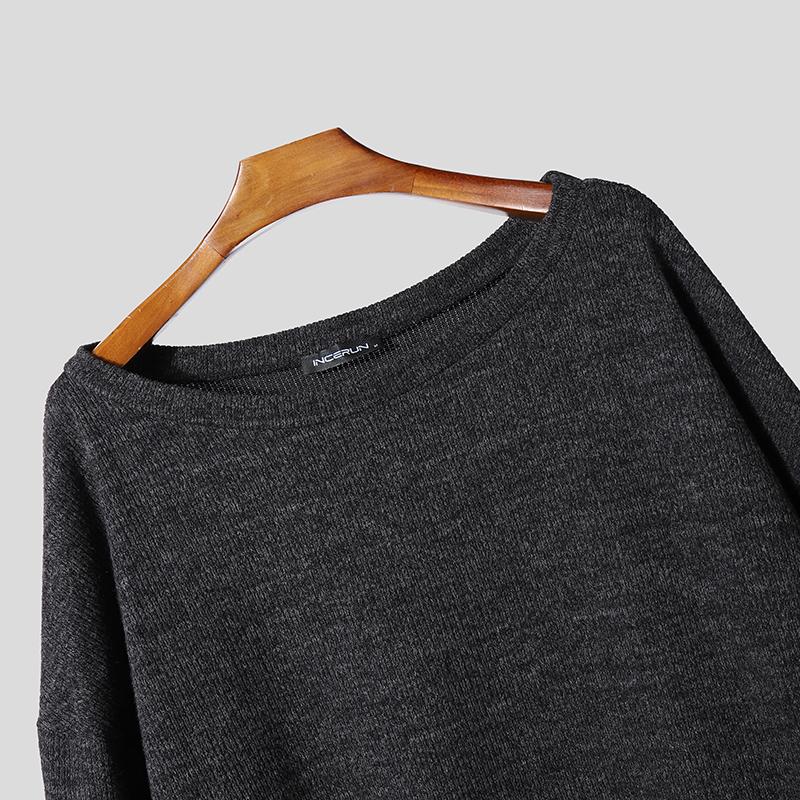 Autumn Women Off Shoulder Long Sleeve Lace Patchwork Knitted Sweater Jumper Pullovers