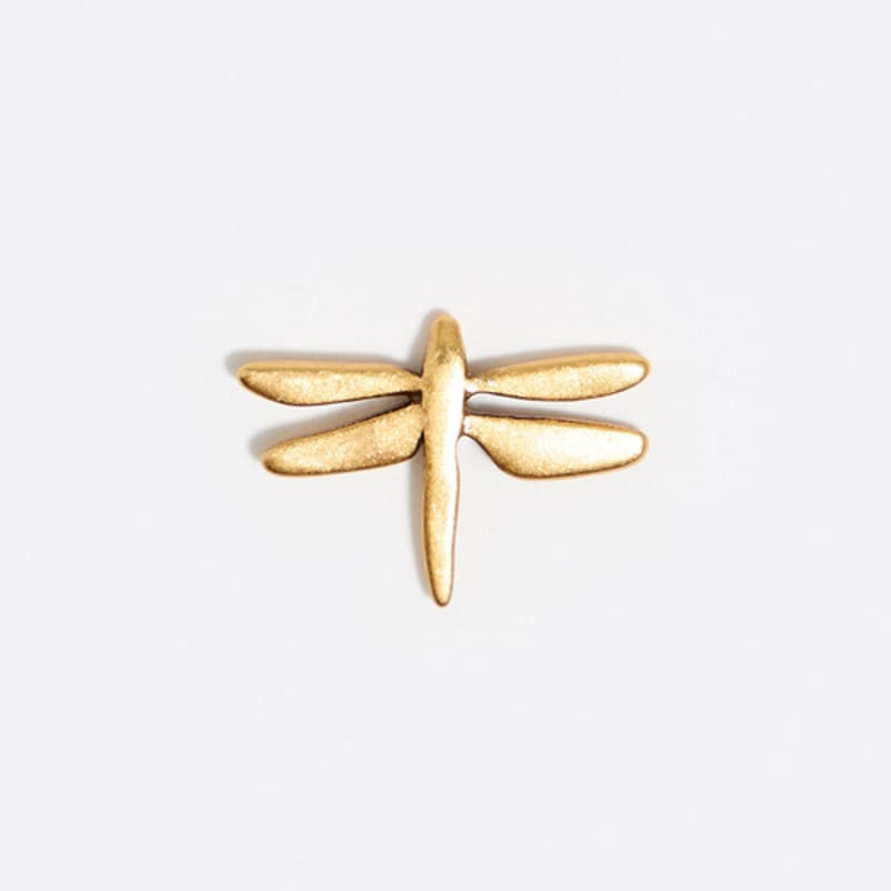BIMBA Y LOLA [25FW] BIMBA Y LOLA Matte Gold Tone Dragonfly Earrings B256AIW003GOF