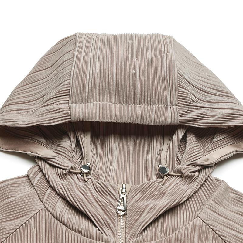 FILA Golf Series Simple Hooded Long Sleeve Jacket Women jackets A11W635504FBN