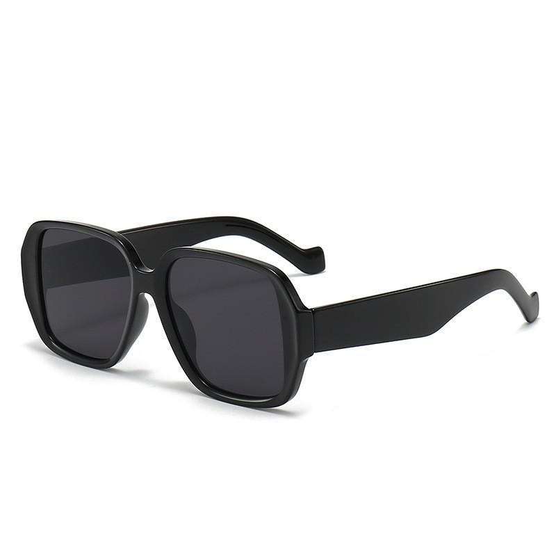 

2023 Fashion Square Sunglasses With Uv400 Protection For Outdoor Activities BlackFrameBlackGray
