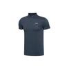 Li Ning Polo Shirt Men's Ink Water Gray APLU753-3