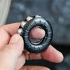Stainless Steel Ring EDC Mechanical Fidget Ratchet Loop Toy Adjustable Haptic Metal Ring Stress Relief Spinner Toy