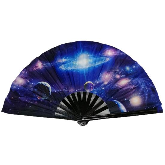 

Складной веер Прочный веер с косточкой Изысканный узор Яркий цвет Светится в темноте Фестивальное выступление Поставка для вечеринки F