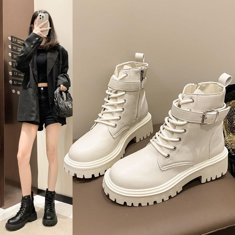 Martin Boots Women's British Casual Short Boots Children's 2025 Autumn New Sweet Cool Single Boots Platform Locomotive Boots