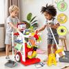 [PACZB] Cleaning Trolley, Battery-Powered Vacuum Cleaner + Accessories, 22 pcs. Z3137