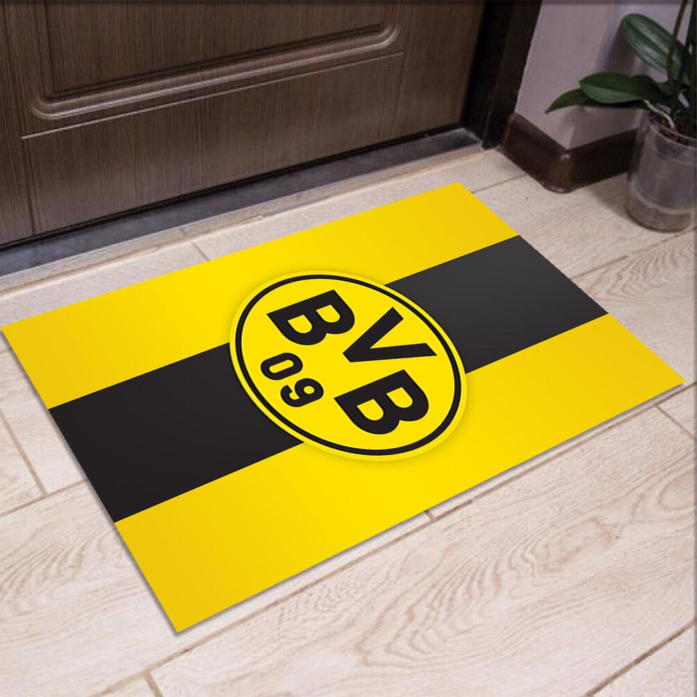 Borussia Dortmund Printed Carpet,Rug,for Office Chair Living Room Bedroom Kitchen Room Decor Gifts.