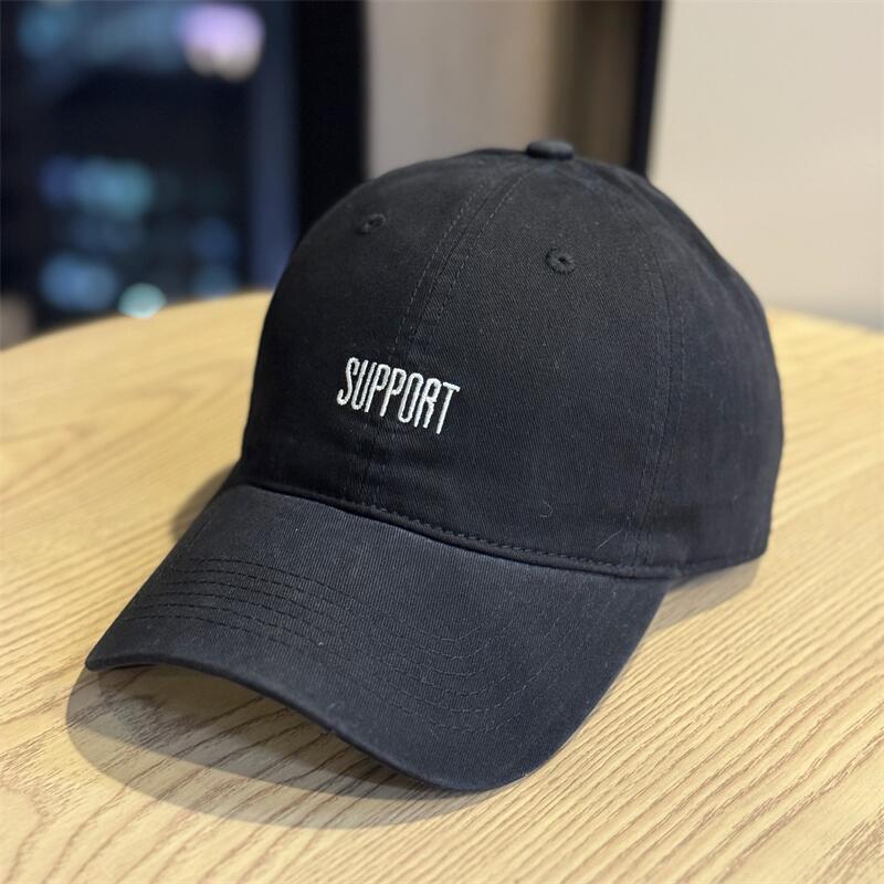 New Foreign Style Versatile Letter Embroidery Soft Top Baseball Cap Women's Tide Spring and Summer Niche Wind Shading Cap Men
