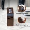 3D tisk Mini pouzdro na likvidaci žiletek Recyklační boxy na žiletky Odpadkový koš Sběrač odpadu Organizér Holičské potřeby