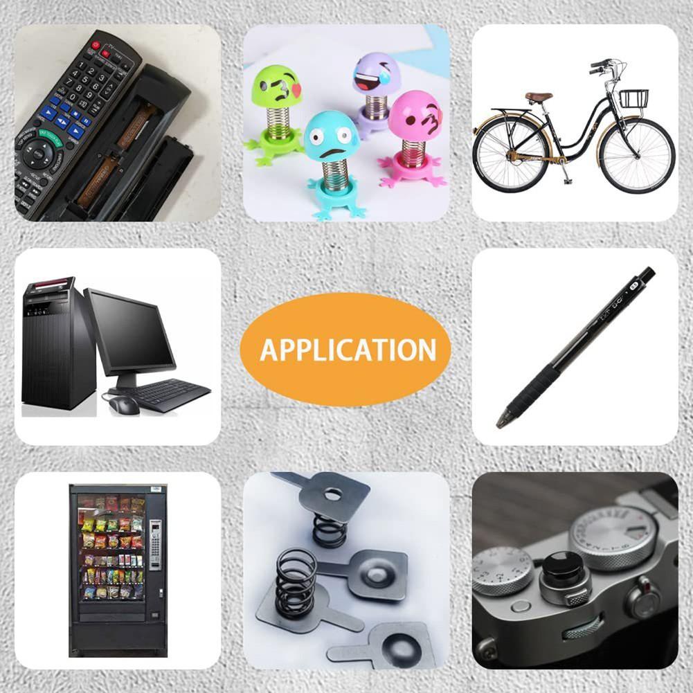 23 Size Compression Springs 300 Pcs Robust Steel Assortment for Repairs