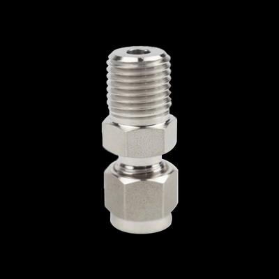 316L NPT Outer Thread To Ferrule Fitting