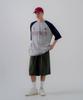 EZKATON Square Rib Shorts Khaki Mmsp6801