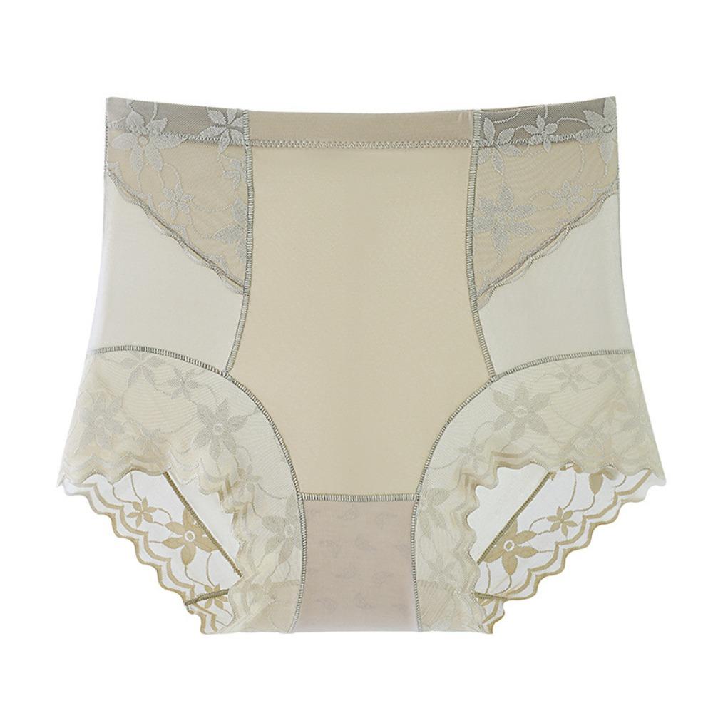 High Waist Slimming Shapewear Lace Flower Body Shaping Underpants Tummy Control Underwear Ladies