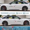 Car Windshield Sticker Front Window Decorative Decal For VW GTI Polo Golf Passat MK6 Tiguan Jetta Beetle ID.3 Arteon CC Hub Cap