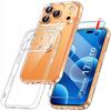 SLIM Case for iPhone 17 Pro CLEAR CASE REINFORCED BACK + GLASS