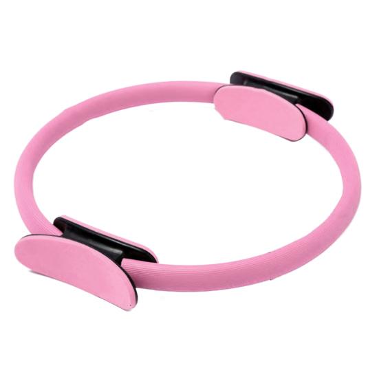 Pilates Ring Anti-slip Handle Pelvic Floor Muscle Trainer Thigh Workout Toner Elastic Resistance Band Pilates Circle Home Gym Fitness Equipment