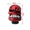 Car Skull Shape Head Manual Gearbox Shift Knob Manual Gear r Stick Shifter Lever Knob Big Teeth Ghost Skull Gear Shift Knob