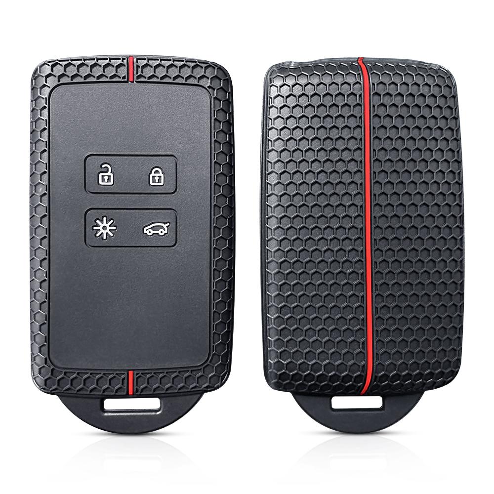 Silicone Car Key Case Cover for Dacia Duster Logan 3 Jogger Sandero for Renault Clio 5 Megane 4 Zoe Kadjar Captur Arkana Koleos
