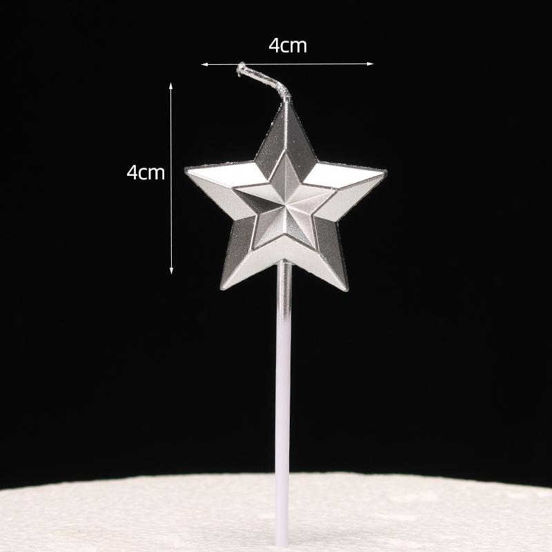 2024 Christmas Cake Decorations: Mini Tree, Ribbon, Star, and Candle Toppers