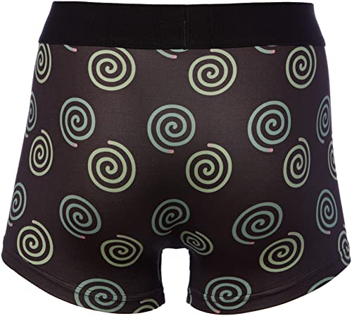 Undercoo Men's 3-Panel Mosquito Repellent Boxer Briefs, Black, Size L