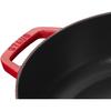 Staub Braiser Saut? Pan, Cherry, 28cm, Double-Handled, Cast Iron Enamel, Induction Compatible [Official Japanese Product] Braiser Z1033-422