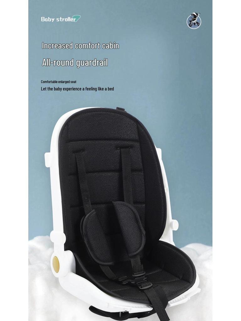 Convertible Children's Tricycle Stroller with Rotating Seat and Reclining Feature